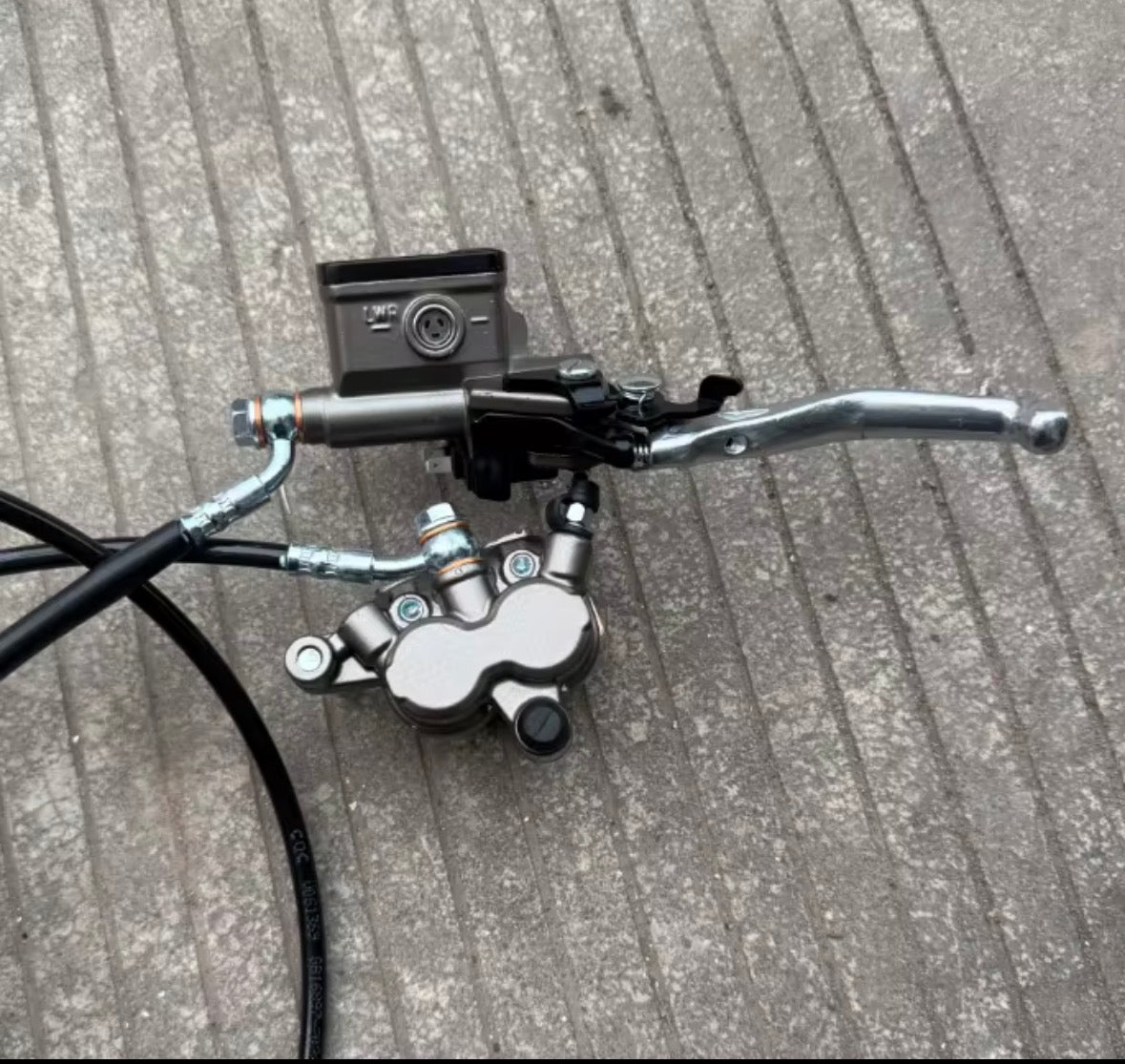 Ultra Bee rear brake with bracket for lbx/talaria x3, mx4, mx5